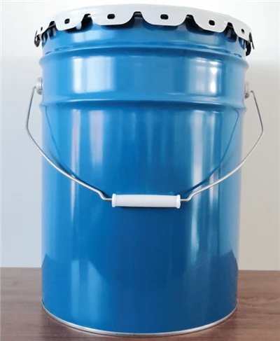 Metalen emmer van 5 gallon met wokdeksel